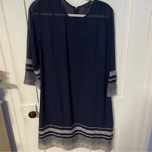 Ann Taylor Navy Shift Dress